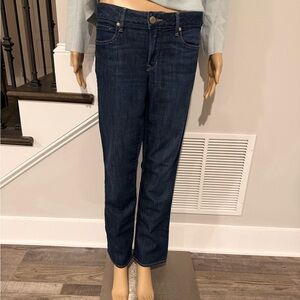 Gap Dark Indigo Real  Straight Leg Jeans